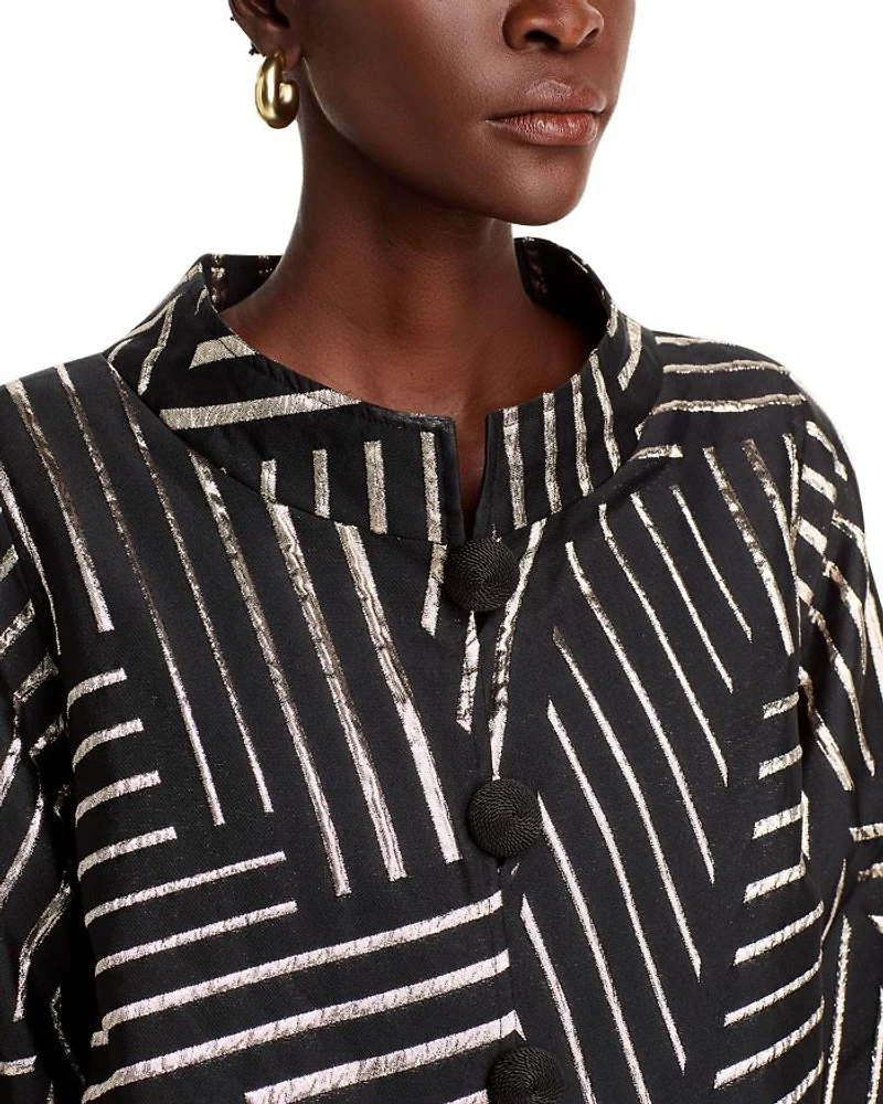 Graphic Jacquard Jacket