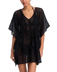 Butterfly Eyelet Swim Cover Up