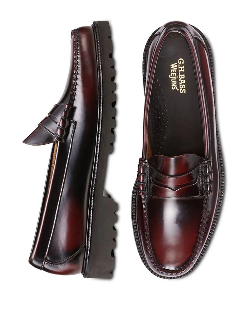 Men's Larson Wine Lug Weejun Loafers