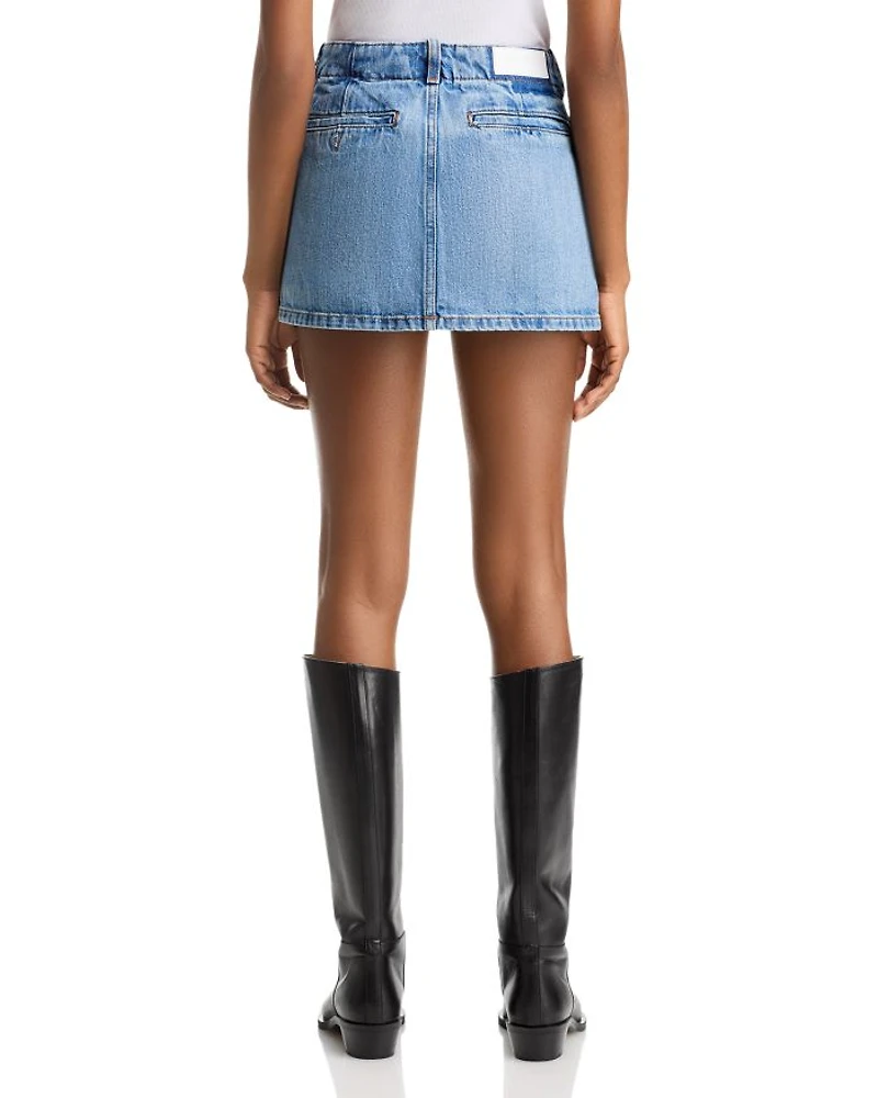 The Slacker Denim Mini Skirt