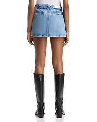The Slacker Denim Mini Skirt