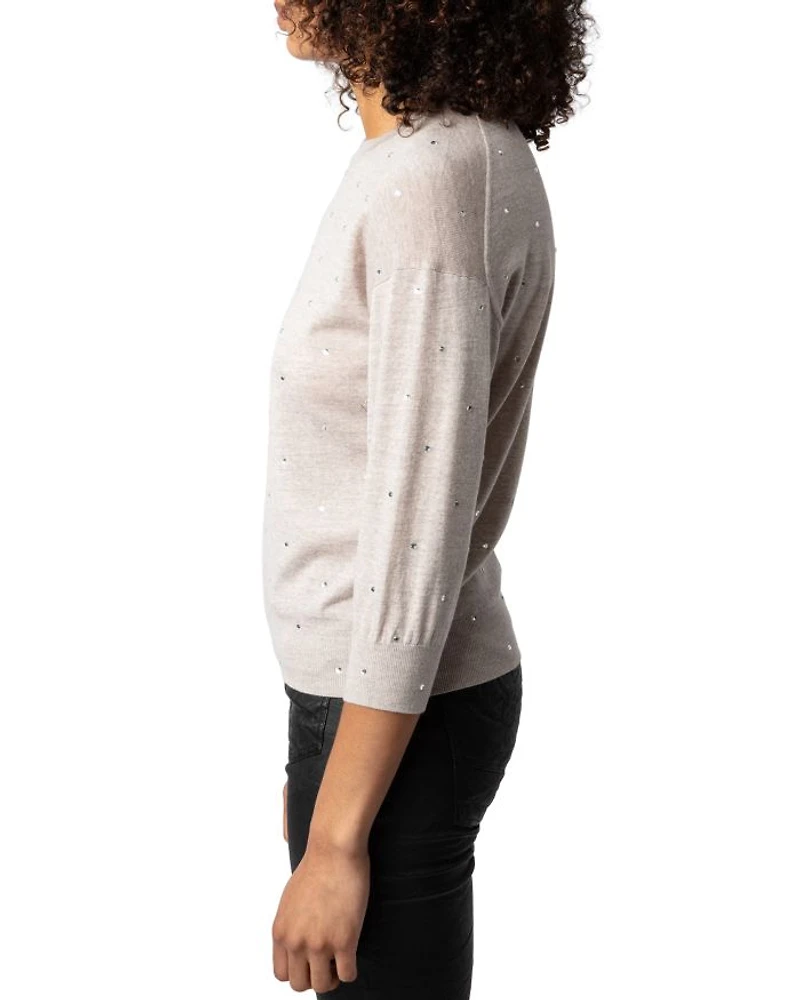 Kandy Merino Wool Crystal Sweater