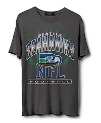 Junk Food Clothing Unisex Nfl Seattle Seahawks Chrome Flea Market Tee