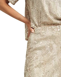 Marlowe Limited Sequined Maxi Skirt