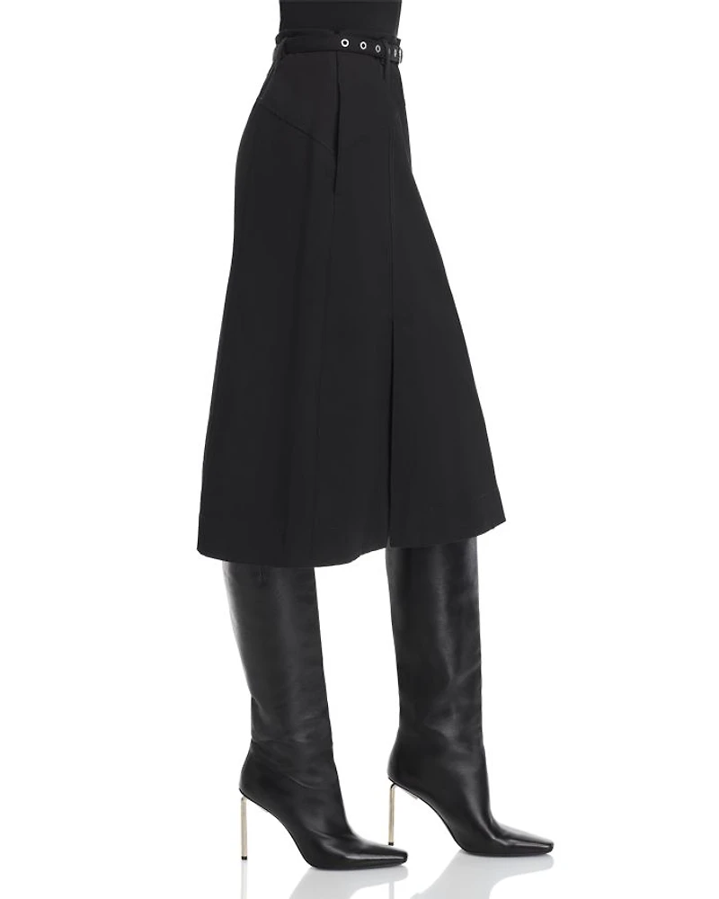 Belted Utility Skirt