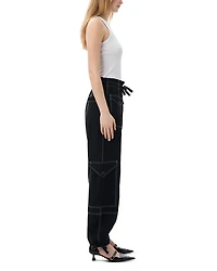 Drawstring Cargo Pants