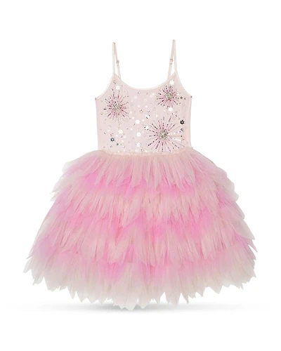 Girls' Fireworks Cotton & Nylon Tutu Dress - Little Kid, Big Kid