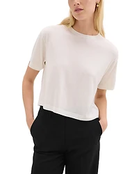 Theory Lightweight Wool Boxy Tee