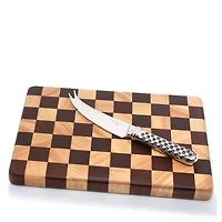 Check 2-Piece Cheese Board Set
