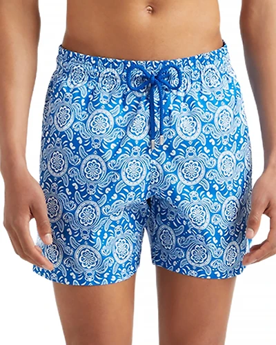 Vilebrequin Mahina Printed 5.5 Swim Shorts