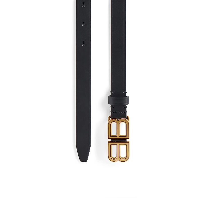 Balenciaga Women's Bb Hourglass Thin Belt