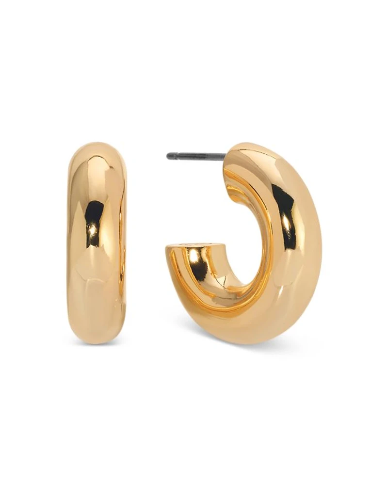 Mini Thick Classic Hoop Earrings
