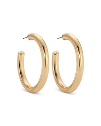 Large Thick Classic Hoop Earrings