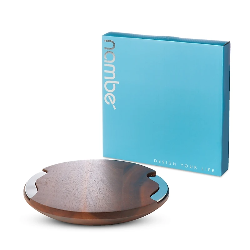 Nambe Cheese Block with Knife & Spreader