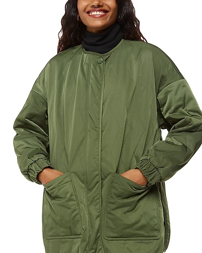 Whistles Petites Esther Quilted Coat