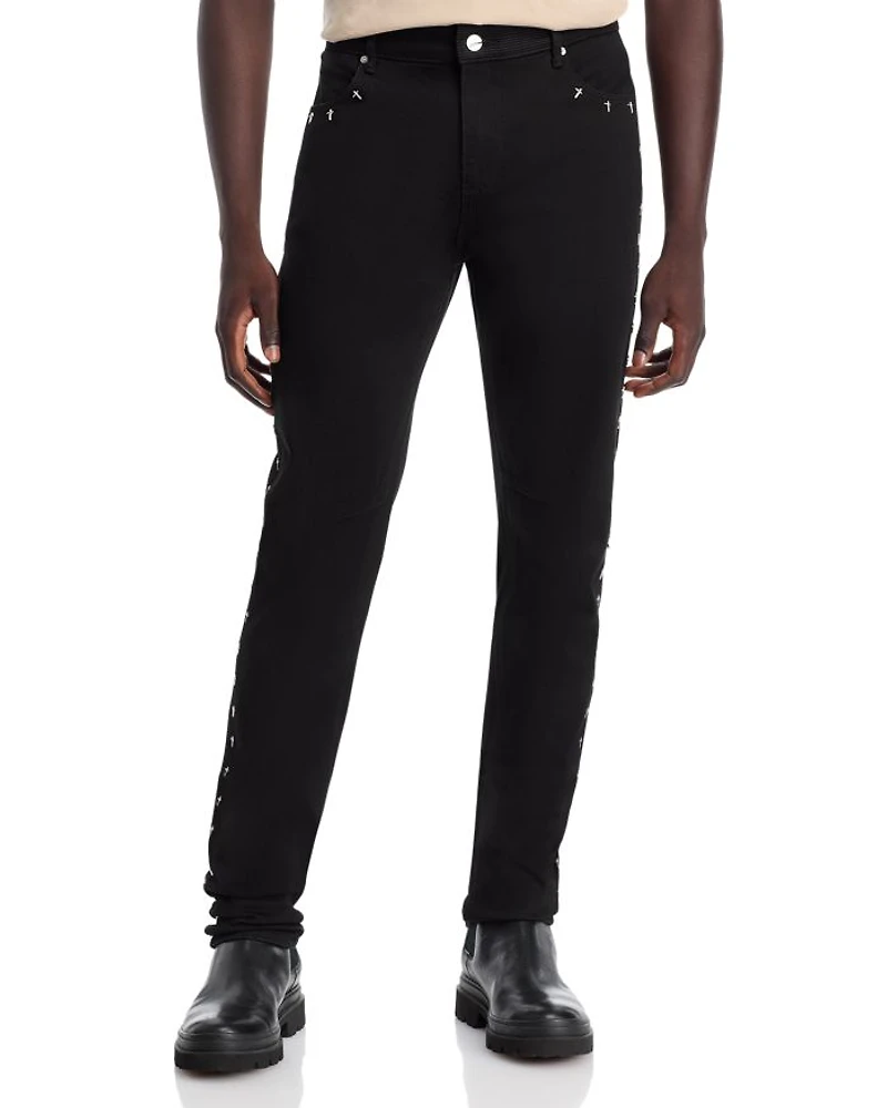 Bryant Skinny Jeans Black Cross