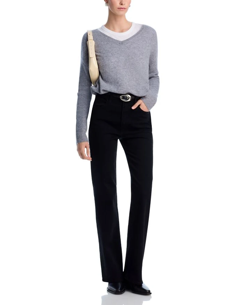 The Arrow High Rise Straight Leg Jeans Smokescreen