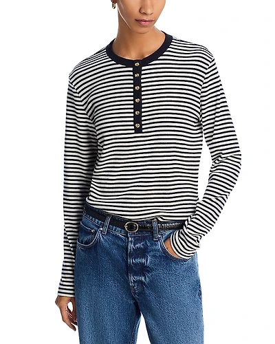 Anine Bing Alessia Striped Top