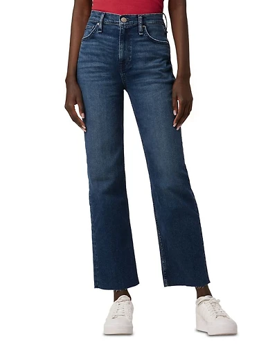 Remi High Rise Ankle Straight Jeans Deep Dive