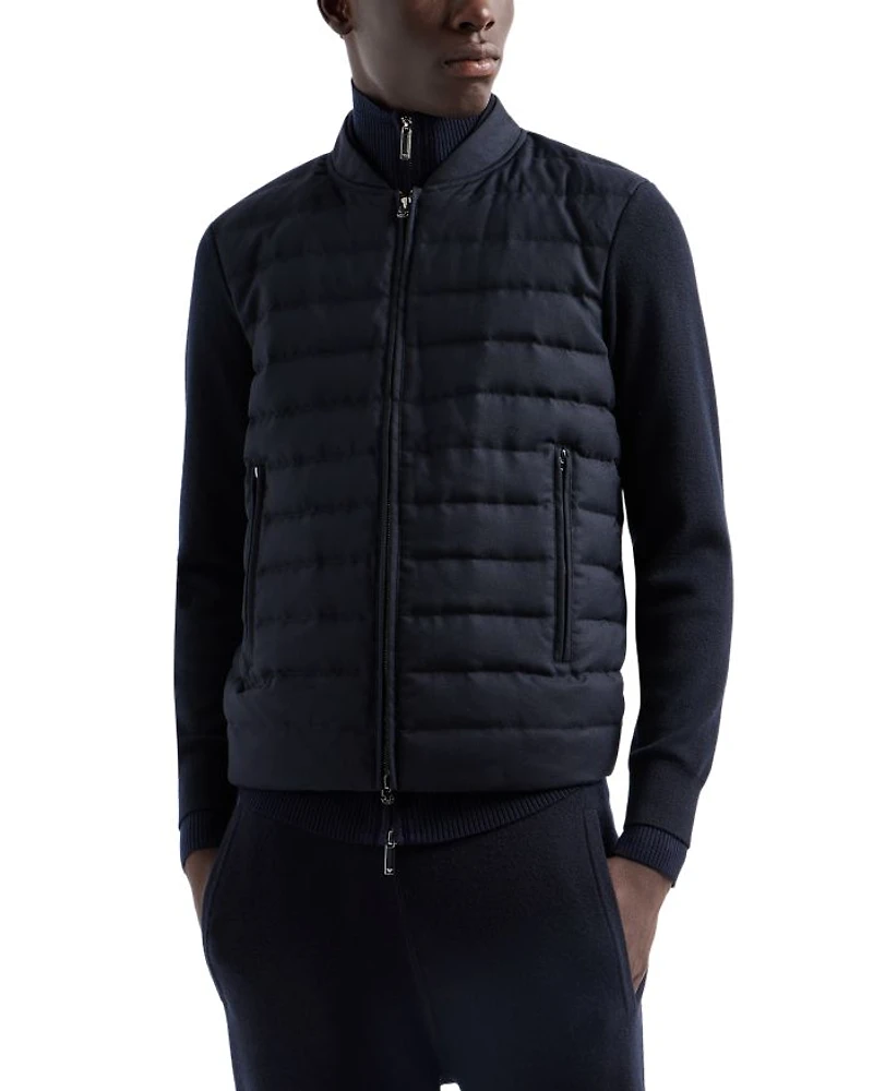 Quilted Jacket with Removable Bib