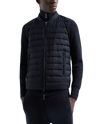 Quilted Jacket with Removable Bib
