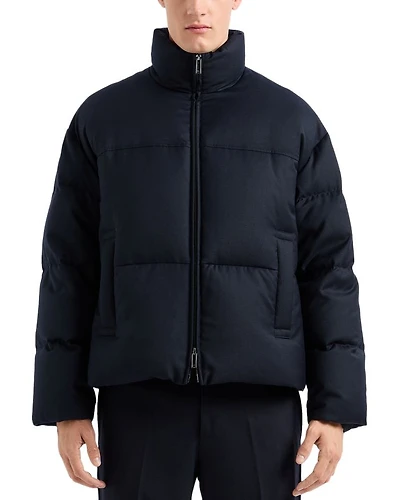 Twill Puffer Jacket