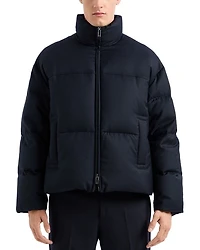 Twill Puffer Jacket