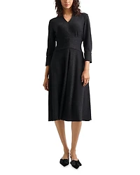 Sparkle Stretch Woven Midi Dress