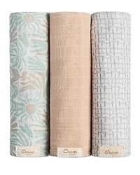 Crane Baby Cove Swaddles, 3 Pack