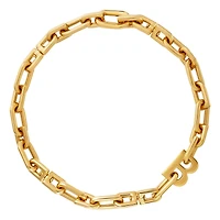 Balenciaga B Chain Thin Necklace