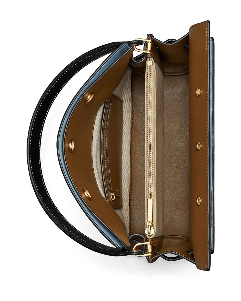 Lee Radziwill Croc Embossed Double Bag