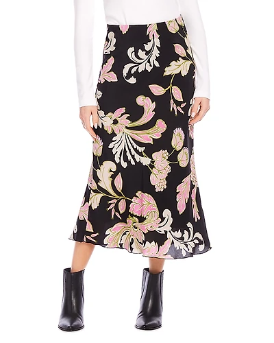 Karen Kane Printed Midi Skirt