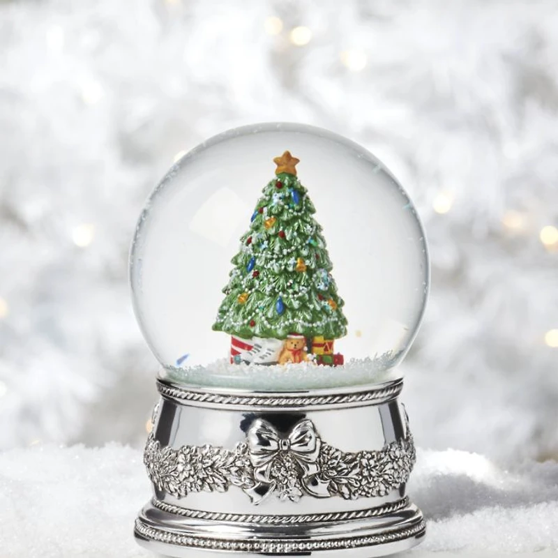 Christmas Tree Musical Snow Globe