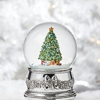 Christmas Tree Musical Snow Globe