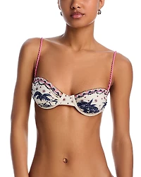 Agua Bendita Ankara Palms Bikini Top - Exclusive