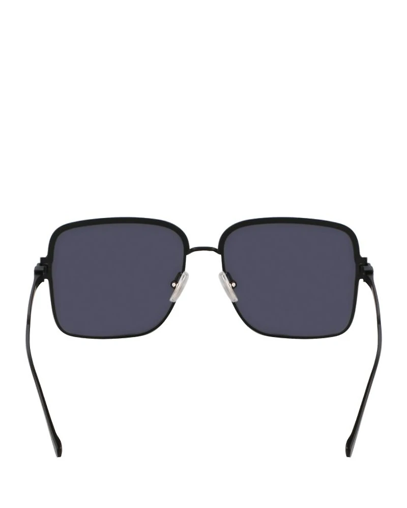 Gancini Square Sunglasses, 57mm