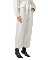 Ayla High Rise Baggy Wide Leg Jeans Pashmina