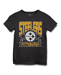 Junk Food Clothing Unisex Nfl Pittsburgh Steelers Overtime Tee - Little Kid, Big Kid