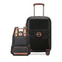 Delsey Paris Flanerie Backpack and Carry On Set