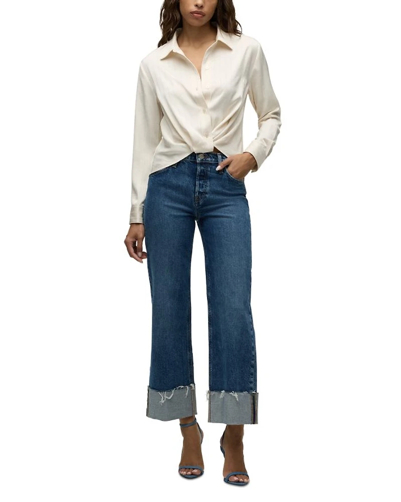 Rosie High Rise Wide Leg Jeans Mallorca