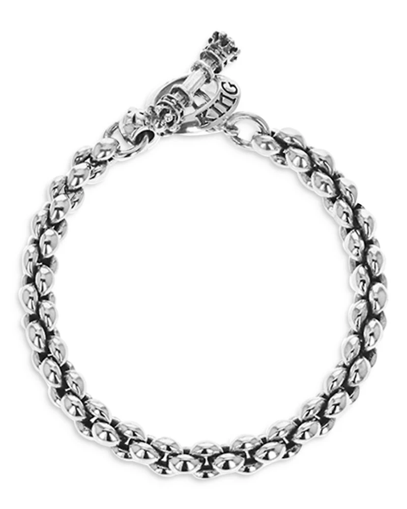 Sterling Silver Small Infinity Link Bracelet