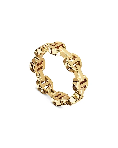 Hoorsenbuhs 18K Yellow Gold Heritage Chain Link Ring