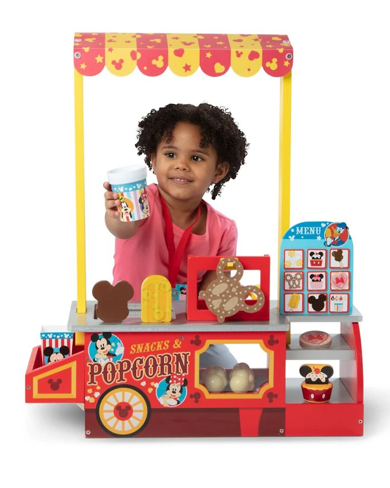 Disney Snacks & Popcorn Wooden Food Counter - Ages 3-5