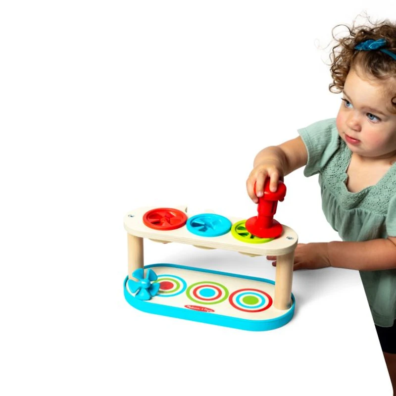 Match & Push Spinning Tops - Ages 2+