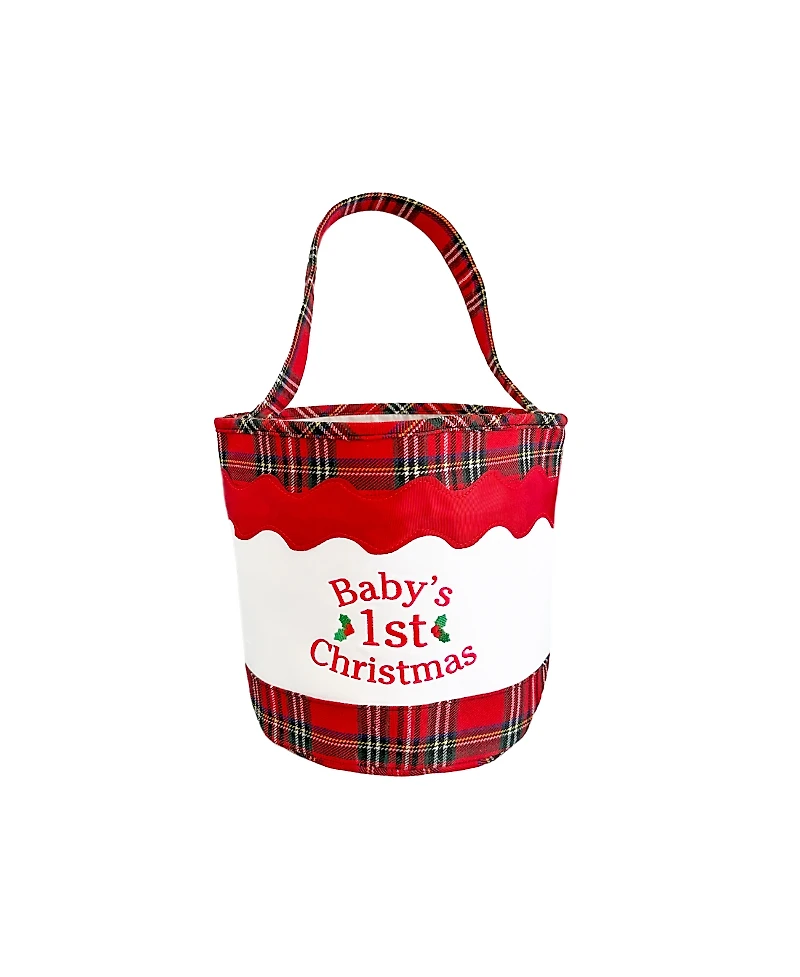 Bits & Bows Baby's First Christmas Toy & Gifting Tote - Baby