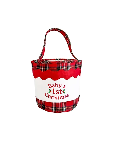 Bits & Bows Baby's First Christmas Toy & Gifting Tote - Baby