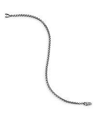 Men's Box Chain Bracelet Sterling Silver