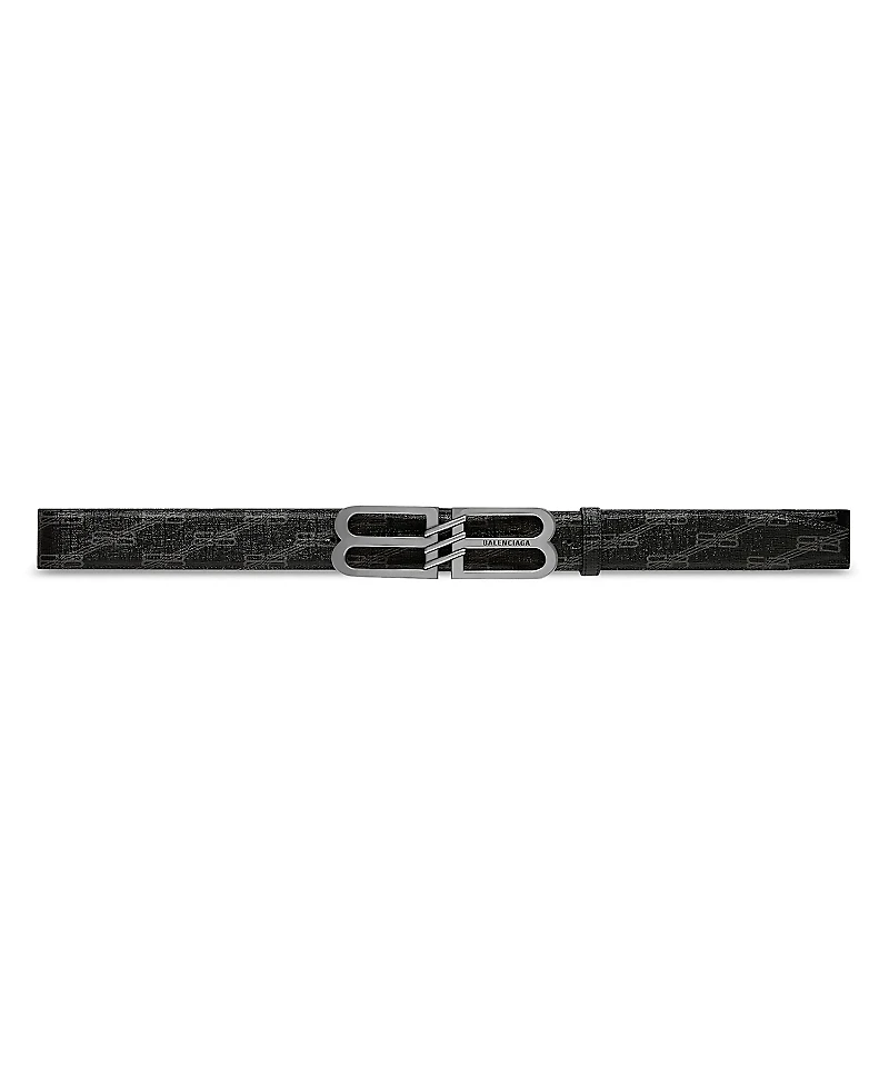 Balenciaga Bb Signature Belt Bb Monogram Coated Canvas