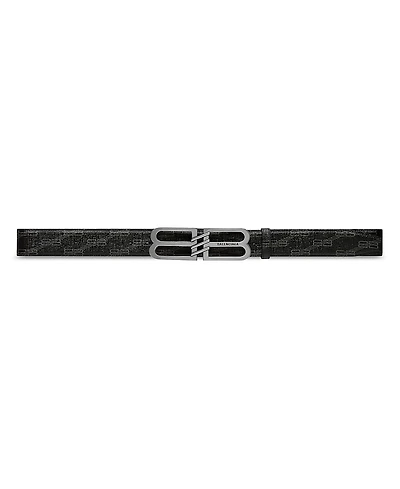 Balenciaga Bb Signature Belt Bb Monogram Coated Canvas