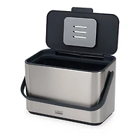 Joseph Joseph Collect 4 Liter Stainless Steel Food Waste Compost Caddy